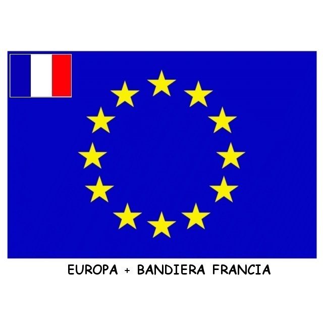 Featured Prodotto BANDIERA EUROPA + FRANCIA